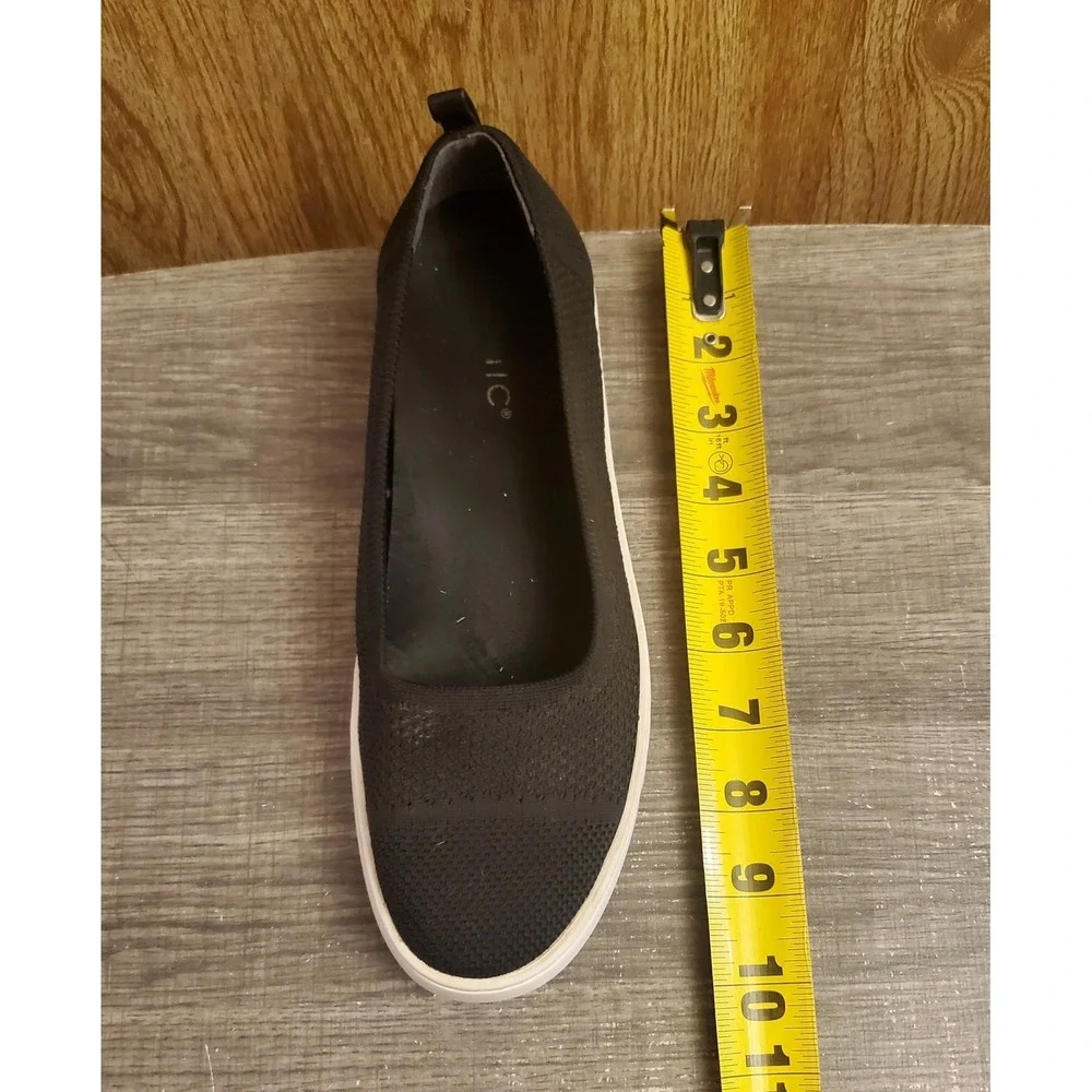 Vionic Uptown Skimmer‎ Knit Shoes Women's Size 7 Black